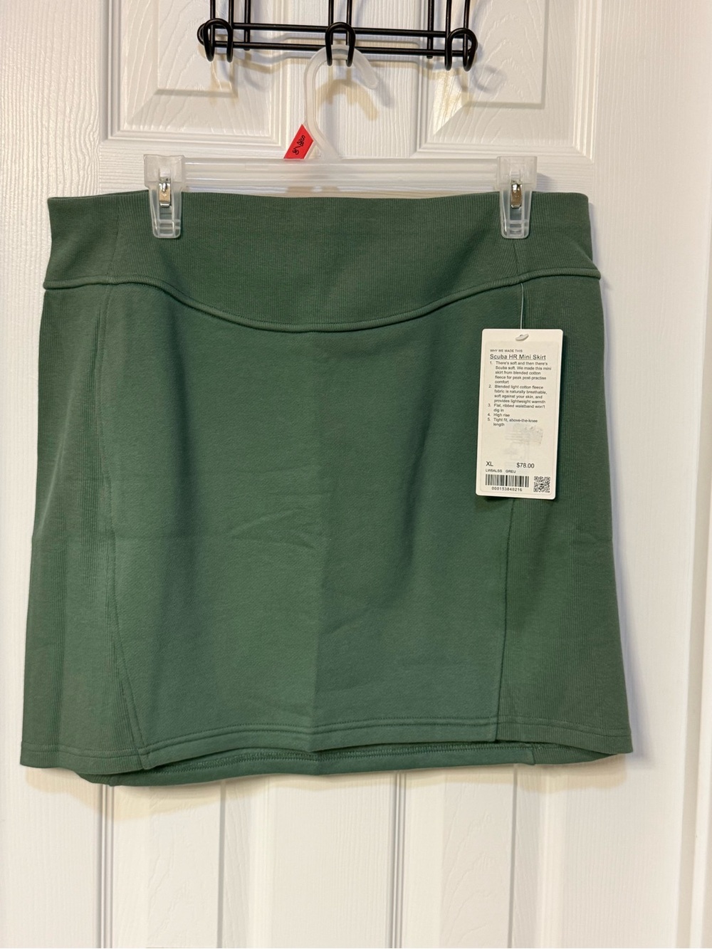 NWT Lululemon Scuba High Rise Mini Skirt